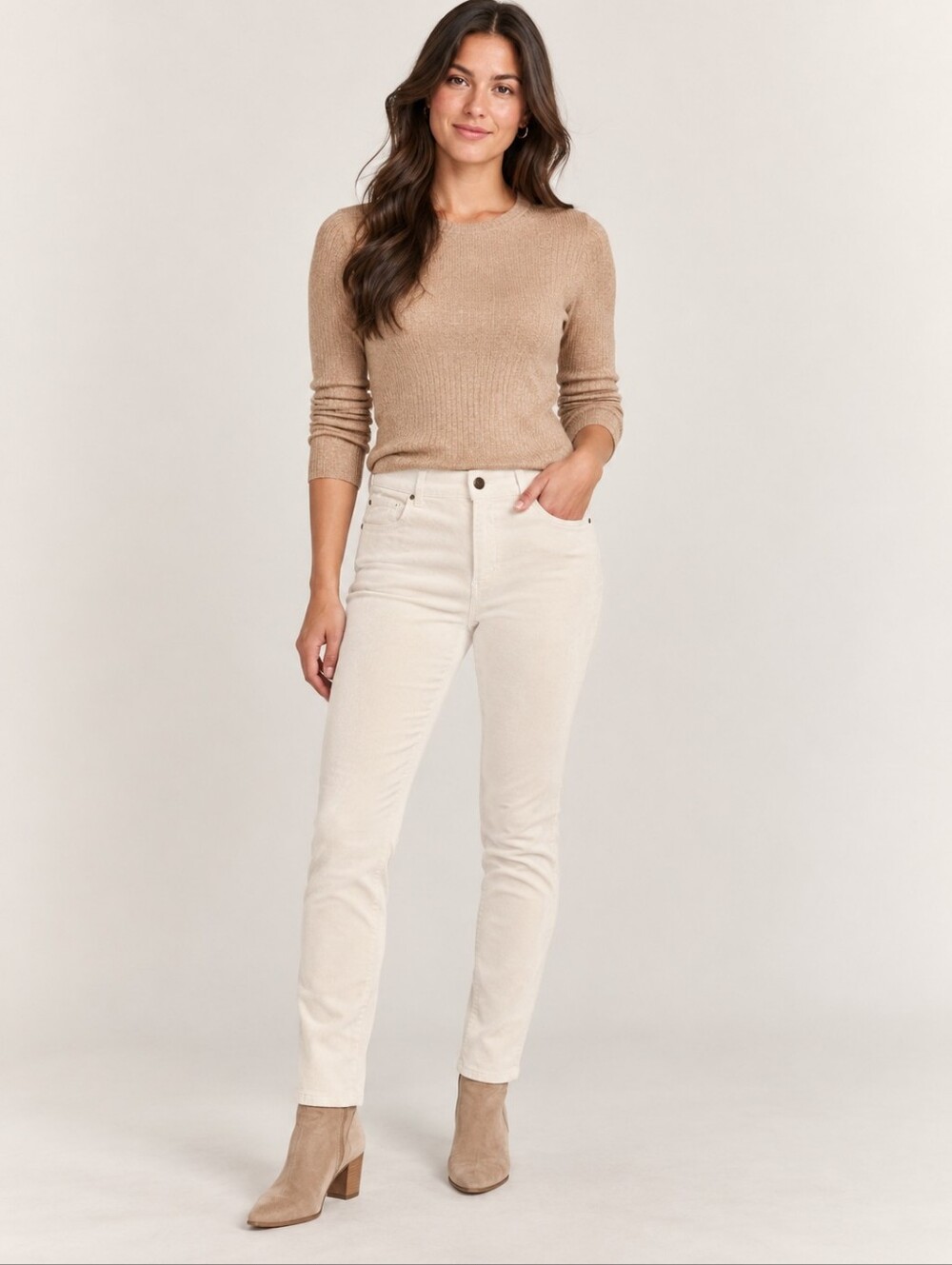 ❤️ NWT! ANN TAYLOR VELVET SKINNY JEANS, MID-RISE, 10 (30)